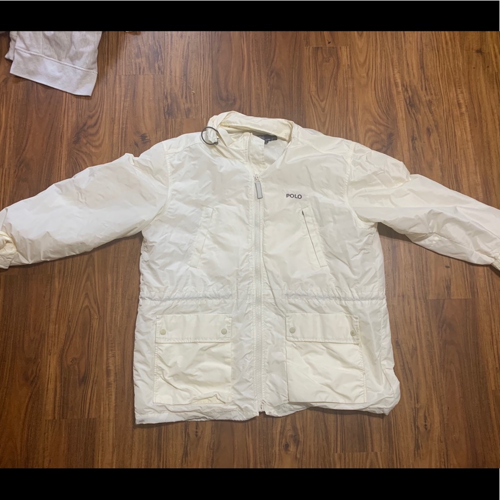 White polo jacket